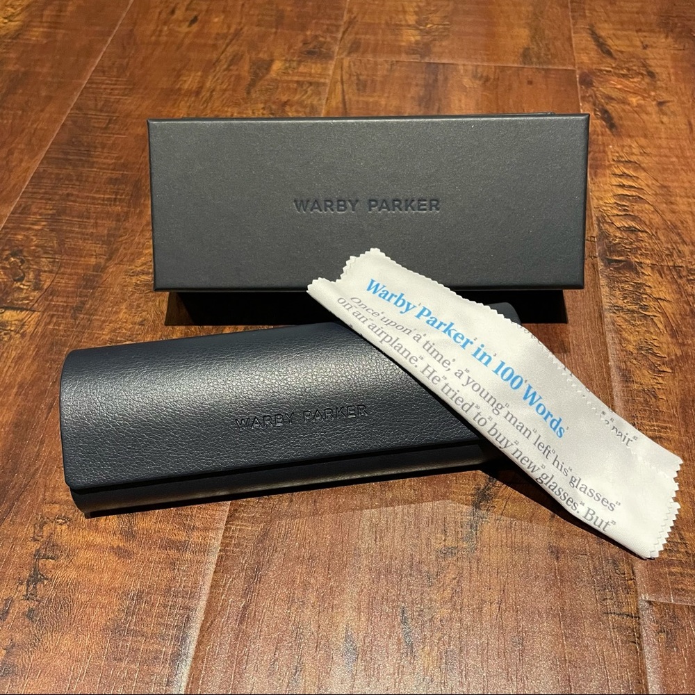 Warby Parker Case + Cloth + Box